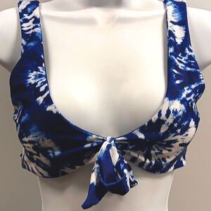 Goodnight Macaroon Tie Dye Print Bikini Top S